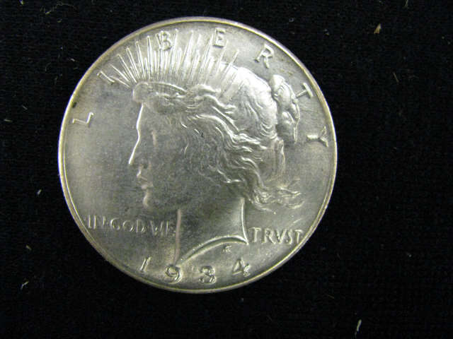 Appraisal: -D Peace Silver Dollar uncirculated