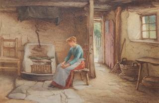 Appraisal: William Harris Weatherhead watercolor William Harris Weatherhead British - -