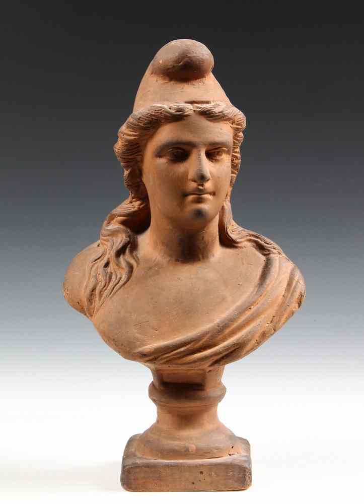 Appraisal: BUST-of a woman in a Phrygian or Liberty cap Most