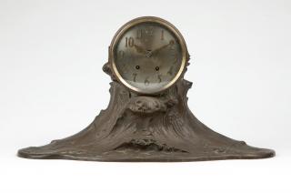 Appraisal: A Seth Thomas Gorham bronze mantel clock First quarter th