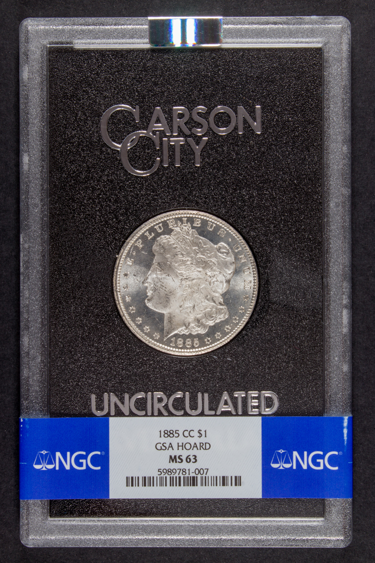 Appraisal: CC MORGAN SILVER DOLLAR GSA HOARD NGC MS CC Morgan