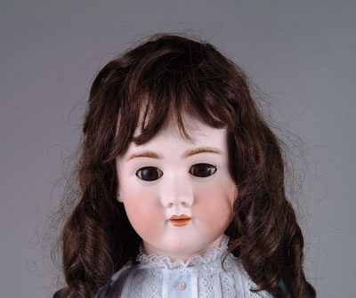 Appraisal: H HANDWERCK SIMON HALBIG DOLL A large German open mouth