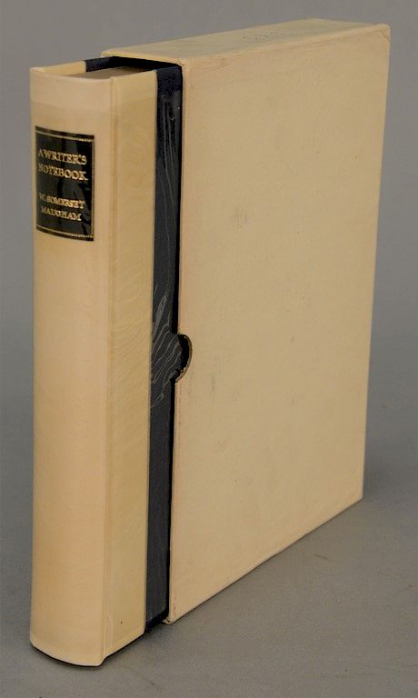 Appraisal: W Somerset Maugham A Writer s Notebook London Heinemann signed