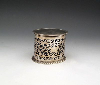 Appraisal: A late-Victorian silver tea caddy by Edward and Noble Haseler