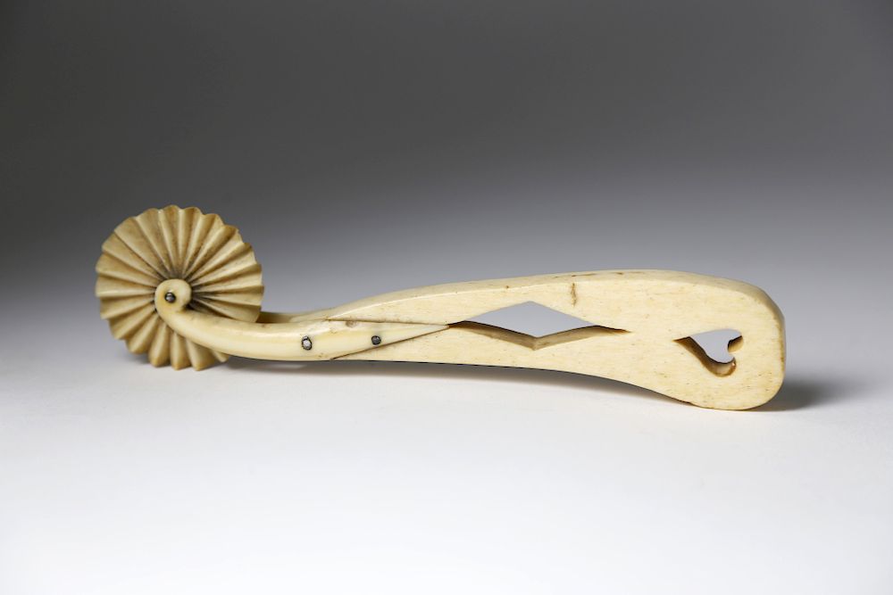 Appraisal: Whaler Made Whale Ivory and Whalebone Pie Crimper Exclusive on