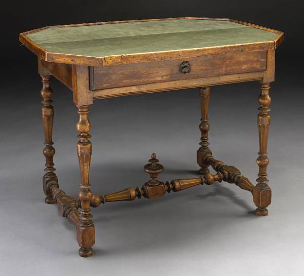 Appraisal: A Continental Baroque walnut center table th century and later