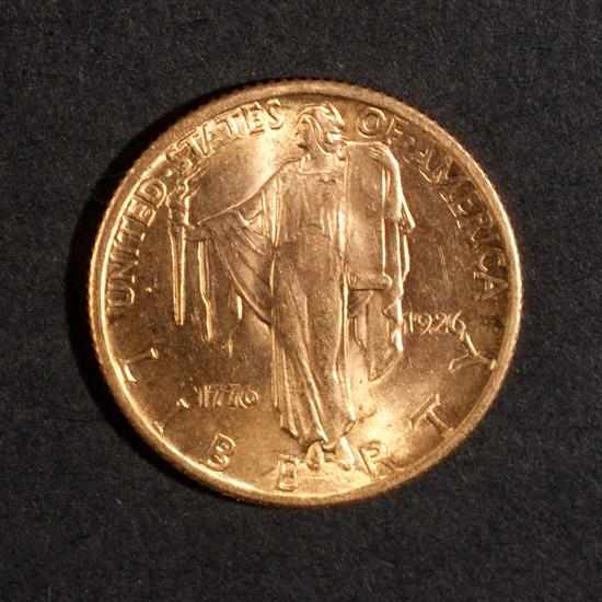 Appraisal: United States Sesquicentennial commemorative gold quarter eagle MS- Estimate -