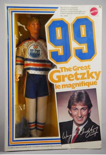 Appraisal: Mattel Wayne Gretzky Action Figure Doll Description Circa s Wayne