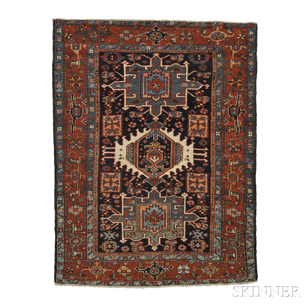 Appraisal: Karadja Rug Northwest Persia early th century the navy field