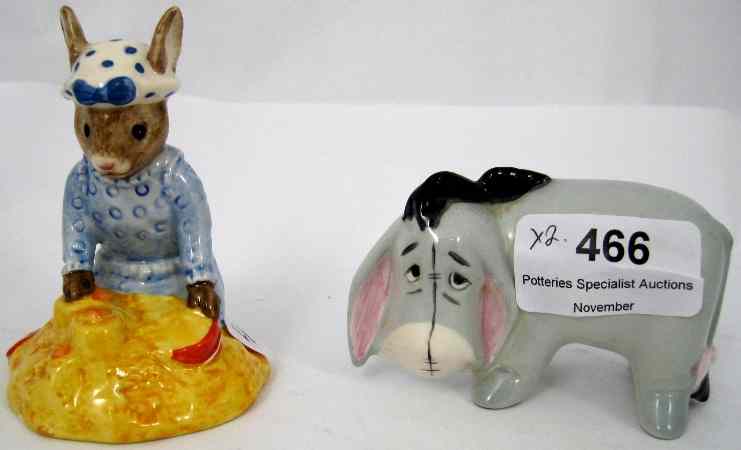 Appraisal: Beswick Figure Eey Ore and Royal Doulton Bunnykins figure Seaside