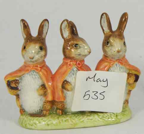 Appraisal: Beswick Beatrix Potter Figure Flopsy Mopsy and Cottontail with Early