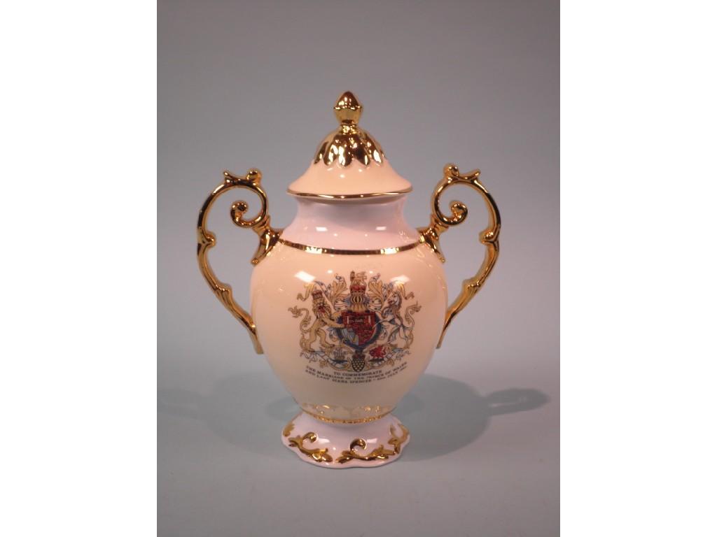 Appraisal: An Elizabethan china limited edition two handled vase made to