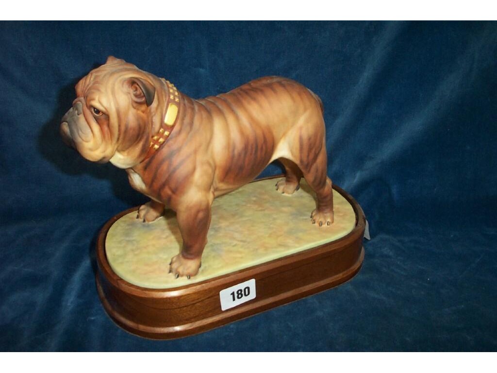 Appraisal: A Royal Worcester model of a bulldog by Doris Lindner