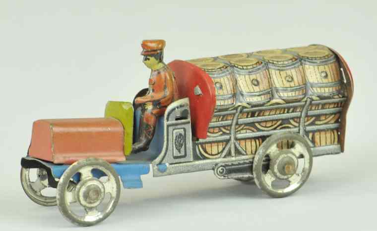 Appraisal: DISTLER BEER TRUCK PENNY TOY Germany well detailed tin lithography