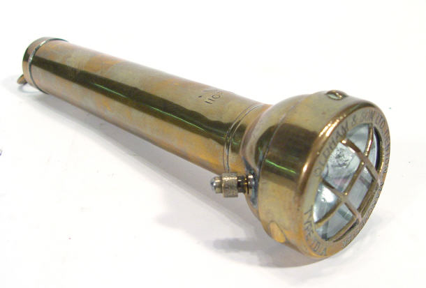 Appraisal: Military torch by Oldham Sons Ltd Manchester type TD A