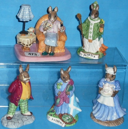 Appraisal: Royal Doulton Bunnykins Figures Saint Andrew DB Saint Patrick DB