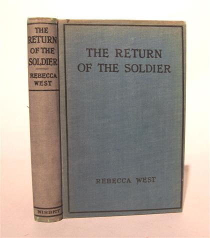 Appraisal: vol West Rebecca The Return of The Soldier London Nisbet