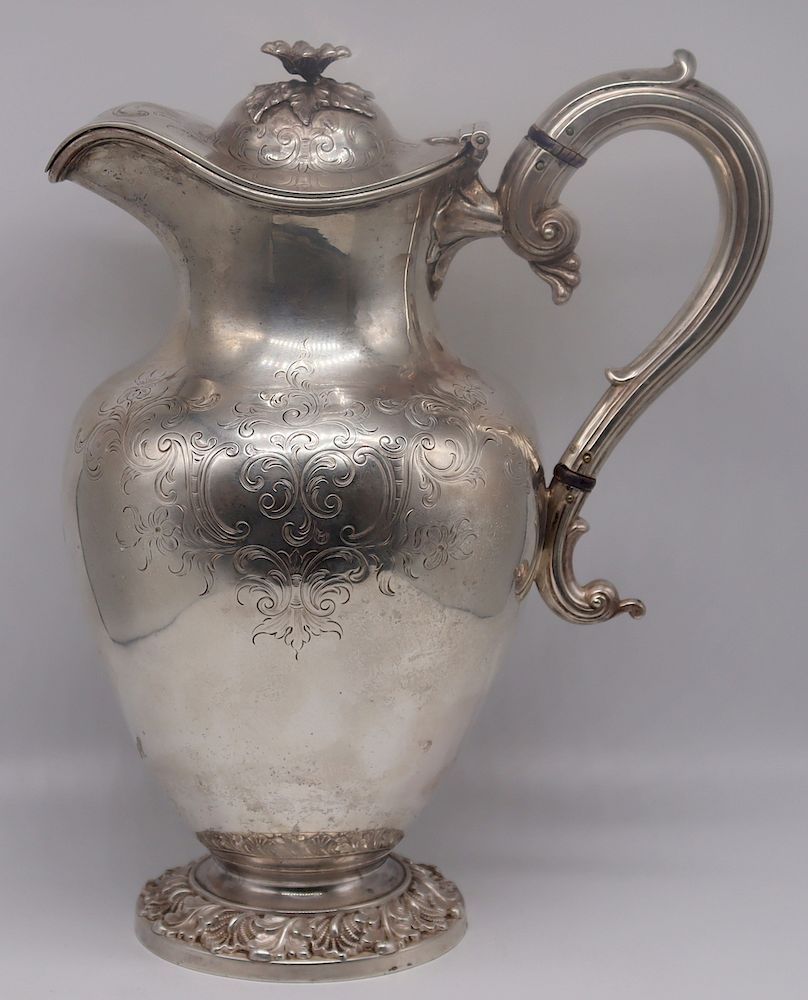 Appraisal: SILVER English Hawksworth Eyre Co Silver Teapot Includes an English