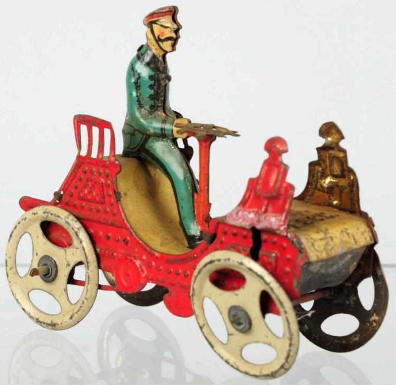 Appraisal: Tin Litho Automobile Penny Toy German Marked on rear and