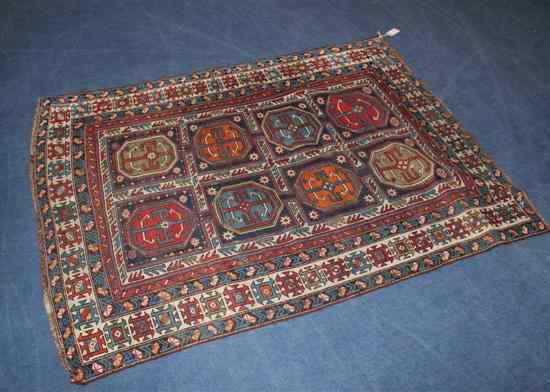 Appraisal: A Western Anatolian rug with two central rows of octagons