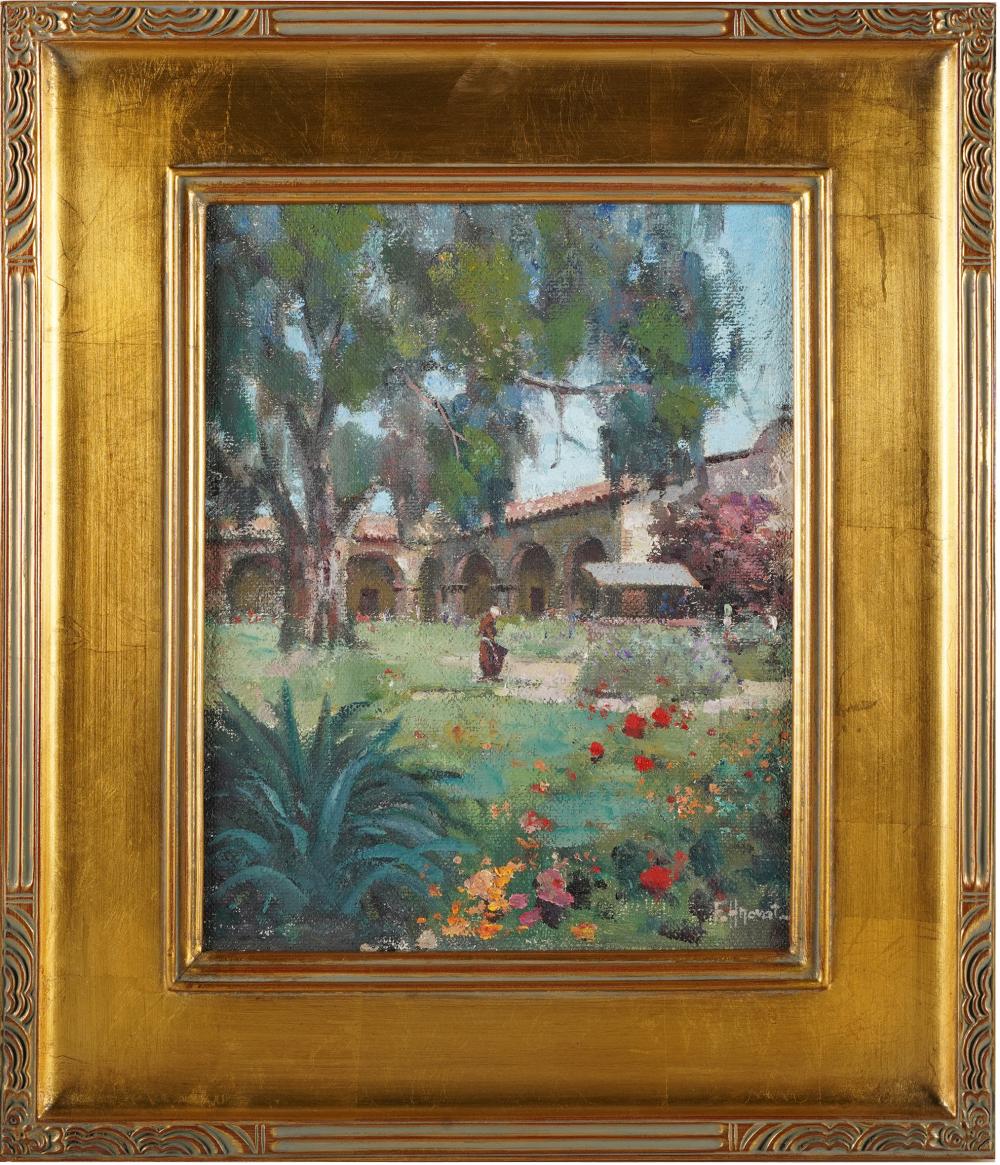 Appraisal: FELICE HROVAT SAN JUAN oil on canvasboard signed lower right