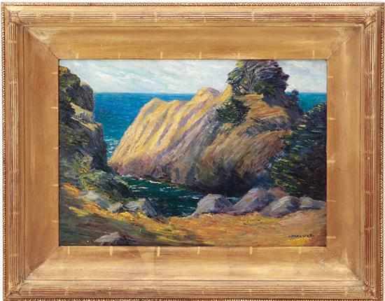 Appraisal: Laura Wasson Maxwell California - MONTEREY CALIFORNIA oil on board