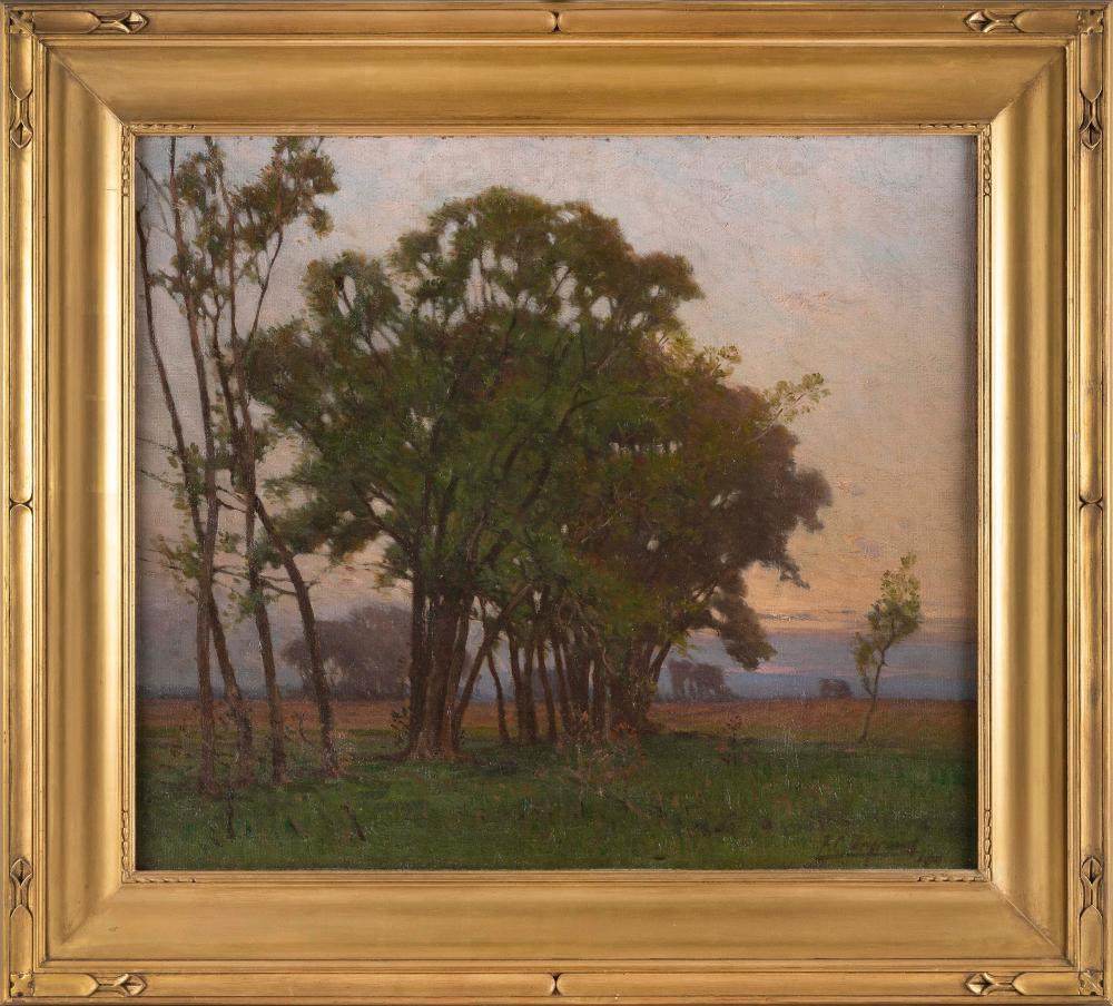 Appraisal: FRANK CHARLES PEYRAUD ILLINOIS SWITZERLAND - LAST RAYS OIL ON