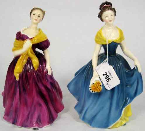 Appraisal: Royal Doulton Figures Adriene HN And Melanie HN Both Boxed