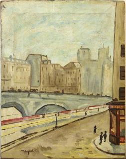 Appraisal: Albert Marquet French - Paris with Notre Dame in the