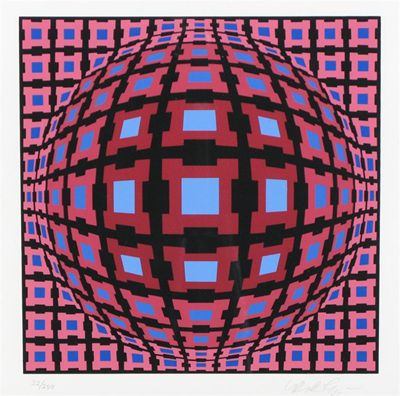 Appraisal: Victor Vasarely French Hungarian - Vega - Set of six