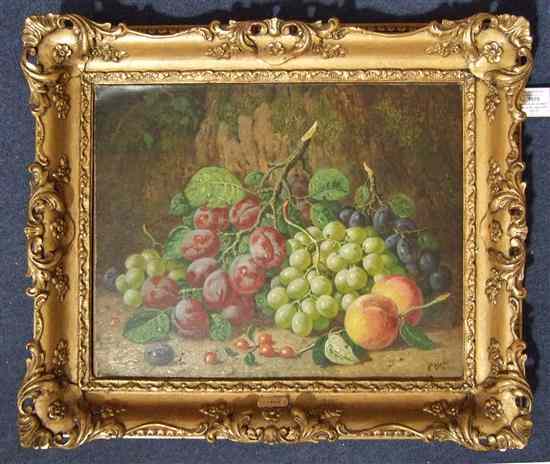 Appraisal: Charles Thomas Bale fl - oil on canvas Still life