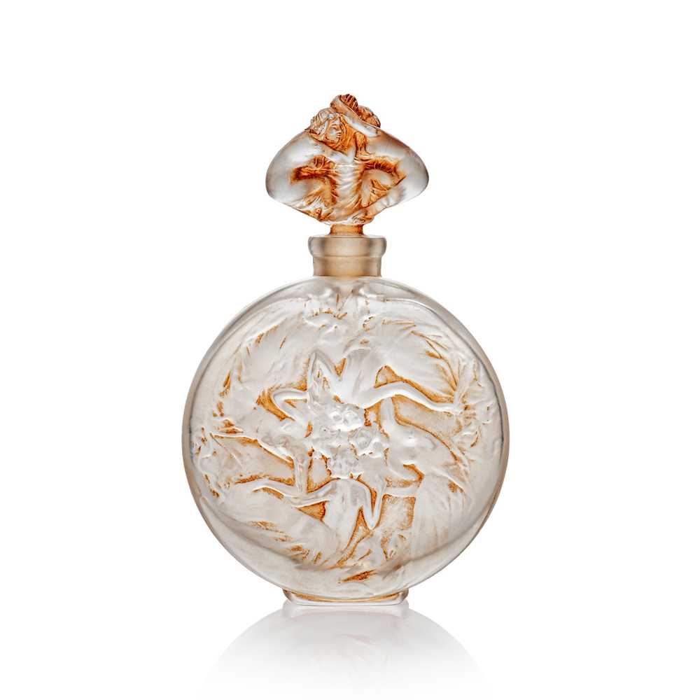 Appraisal: REN LALIQUE FRENCH - ROSACE FIGURINES SCENT BOTTLE NO designed