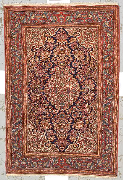 Appraisal: An Isfahan rug Central Persia circa size approximately ft in