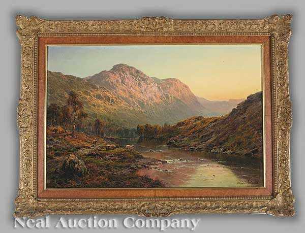 Appraisal: Alfred de Breanski Sr English - The Trossachs oil on