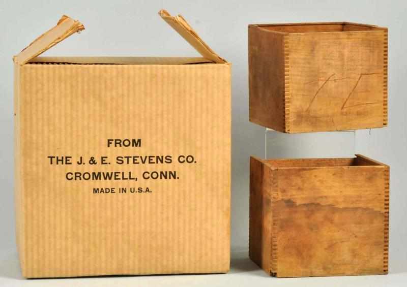 Appraisal: Lot of J E Stevens and Company Boxes Includes two