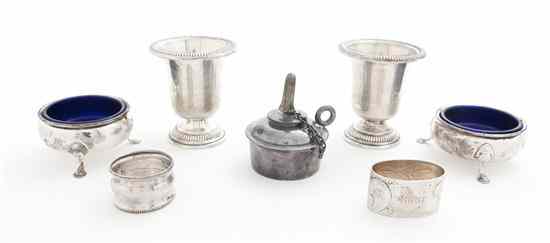 Appraisal: A Collection of American Sterling Silver Articles comprising a pair