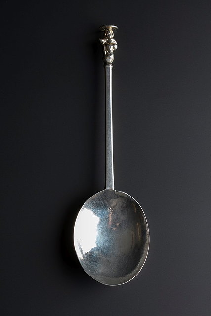 Appraisal: A PROVINCIAL SILVER APOSTLE SPOON c possibly by J Radcliffe