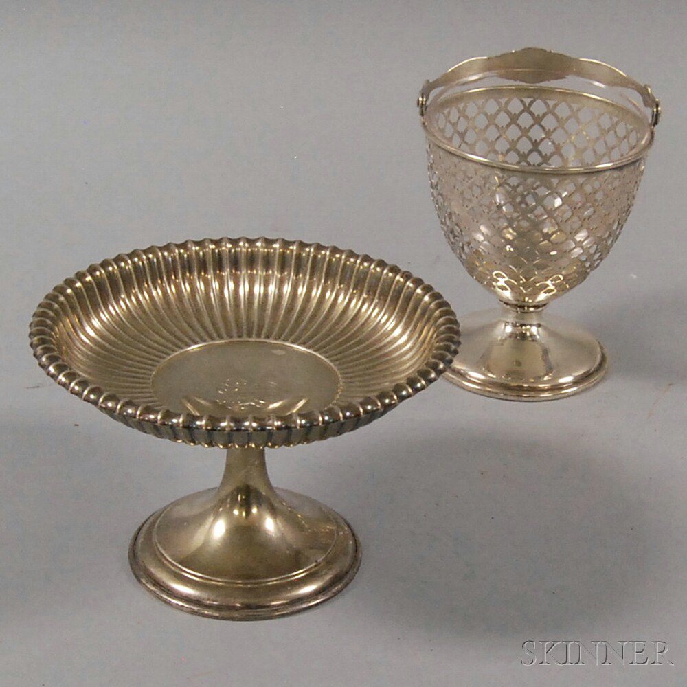 Appraisal: Two Pieces of American Sterling Silver Tableware a weighted Gorham