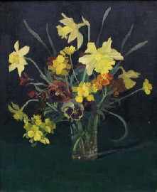 Appraisal: Elioth Gruner - Still Life oil on canvas on board