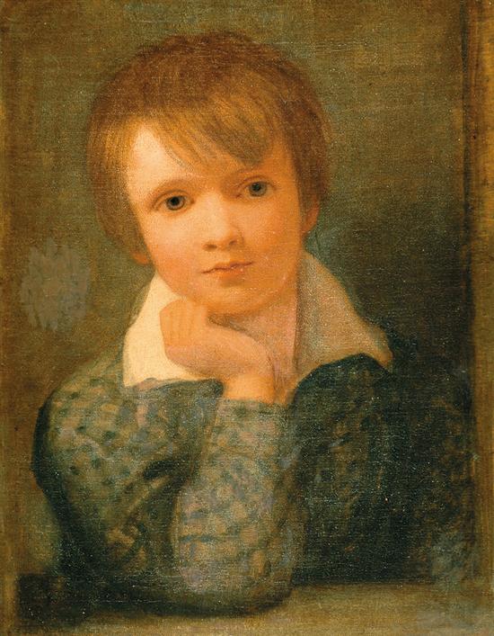 Appraisal: Continental school th century PORTRAIT OF A YOUNG BOY oil