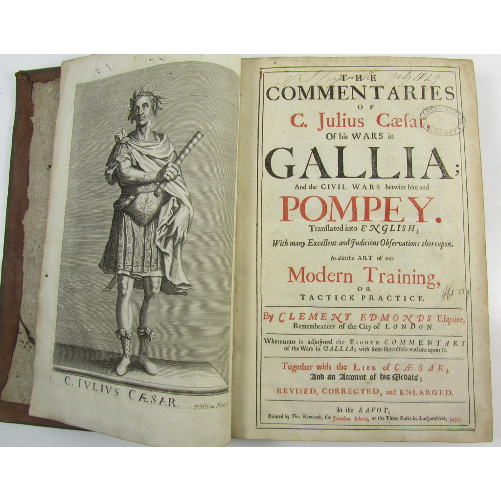 Appraisal: Caesar Caius Julius The Commentaries of his Wars in Gallia