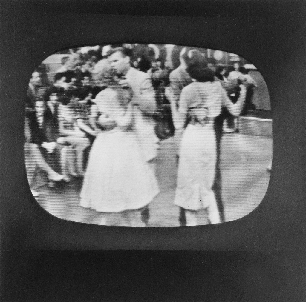 Appraisal: TELEVISION--AMERICAN BANDSTAND A collection of snapshots made of a TV