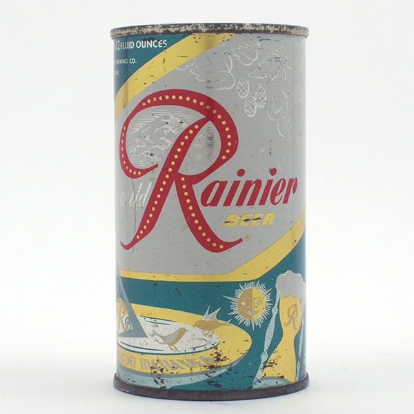 Appraisal: Rainier Jubilee Flat Top AGED MOTIF AQUAReference USBC UnlistedBrewery Sicks