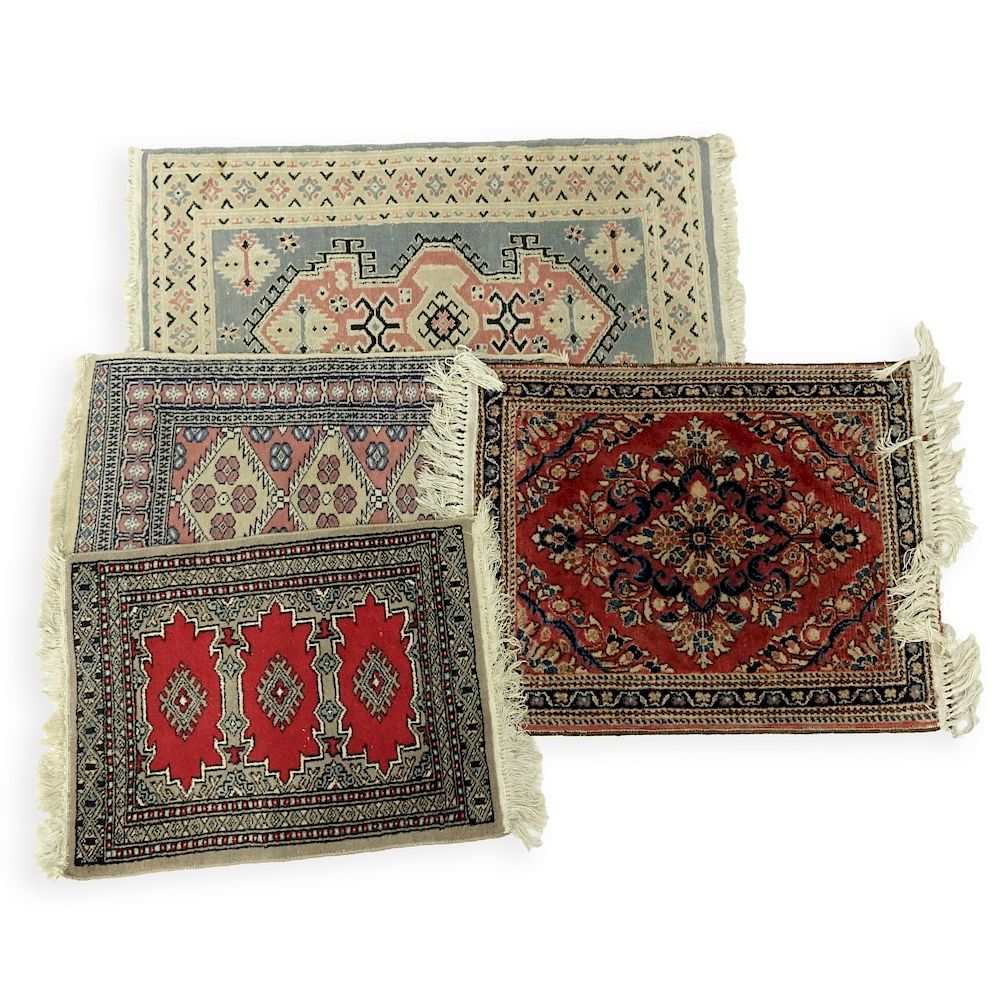 Appraisal: Four Semi Antique Oriental Rugs Group of Four Semi Antique