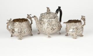 Appraisal: A three Each rein of George III London each with