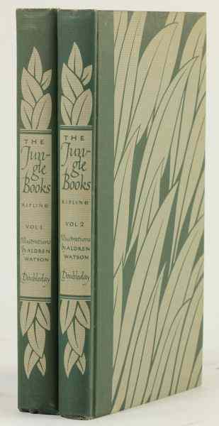 Appraisal: Kipling's Jungle BooksKipling Rudyard THE JUNGLE BOOKS Volumes I II