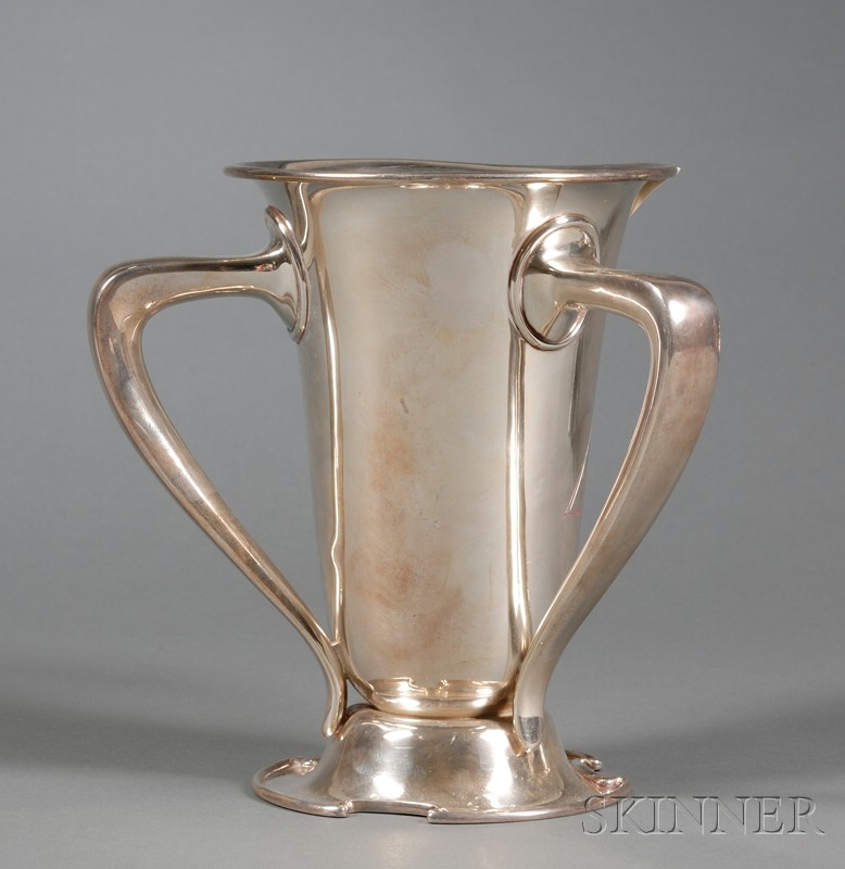 Appraisal: Rand Crane Sterling Harvard Owl Club Loving Cup Boston c