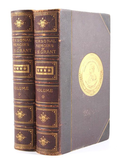 Appraisal: Personal Memoirs of U S Grant Leather st Edition This