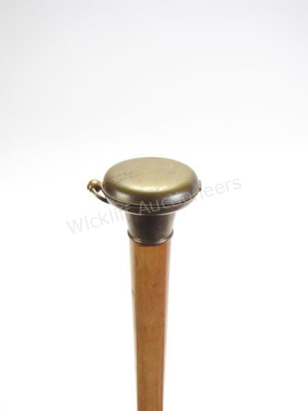 Appraisal: Vest Pocket Cup Cane this fine walking stick is equipped