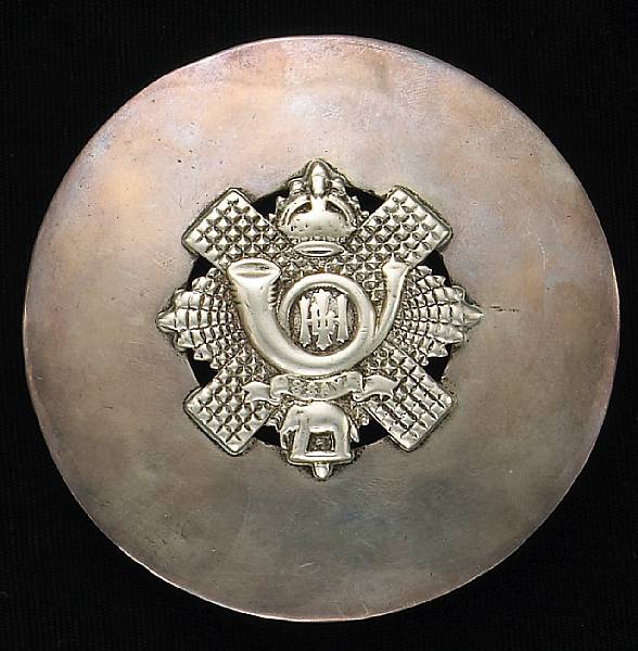 Appraisal: A piper's silver plaid brooch for the Highland Light Infantrycirca